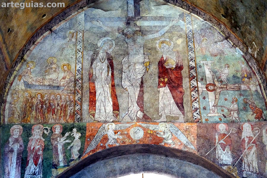 Freco g&oacute;tico con pasajes de la Pasi&oacute;n