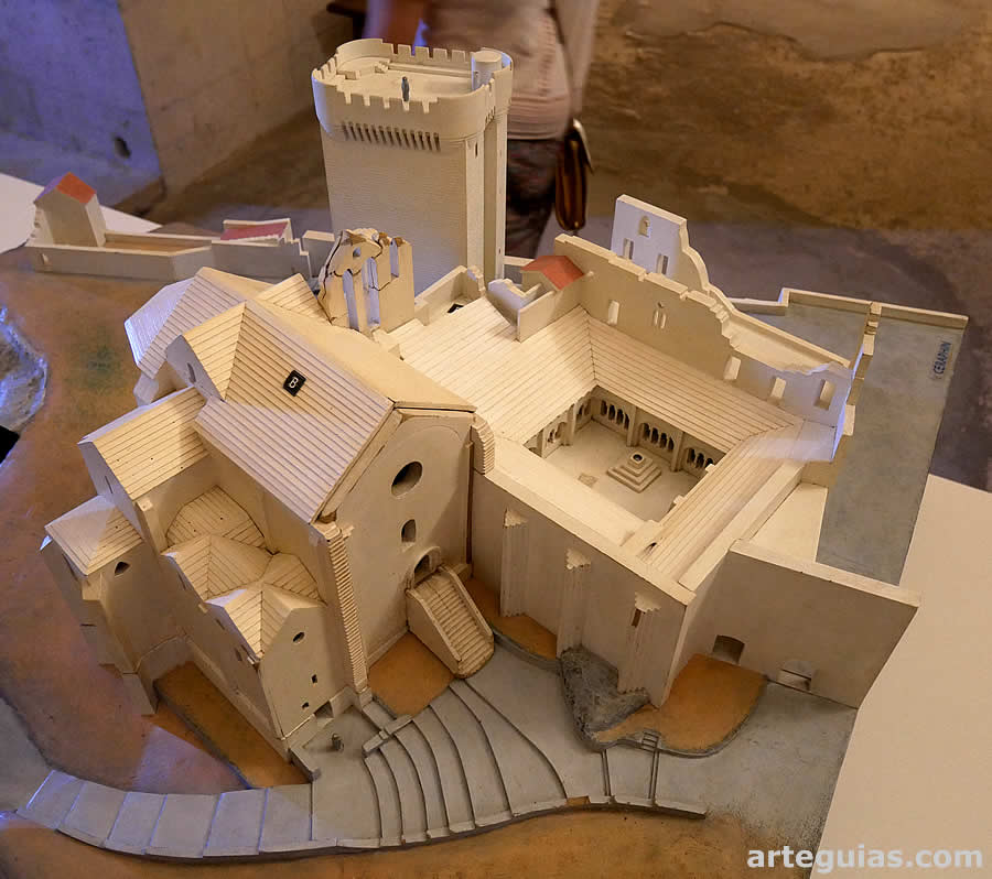 Maqueta de la abad&iacute;a