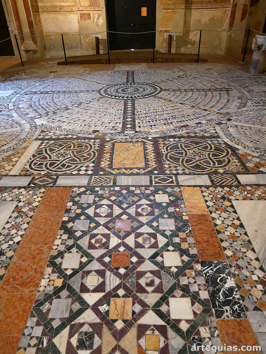 Mosaicos Opus Sectile del suelo