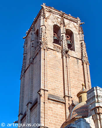 Torre g&oacute;tica de la iglesia de Santa Justa y Rufina, Orihuela. Alicante