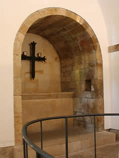 Interior de la iglesia de Santa Cruz