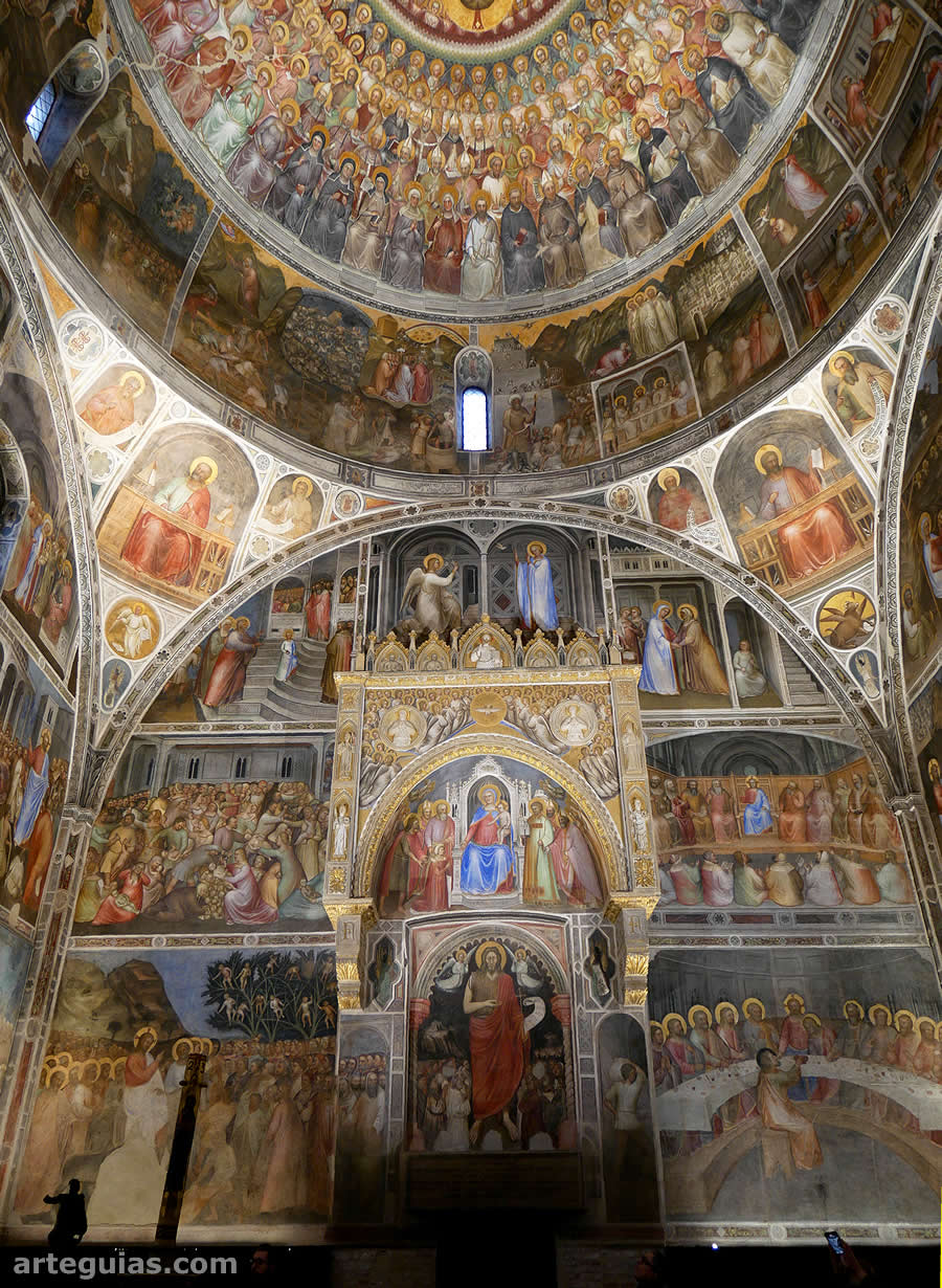 Frescos del Baptisterio dela Catedral de Padua, Italia