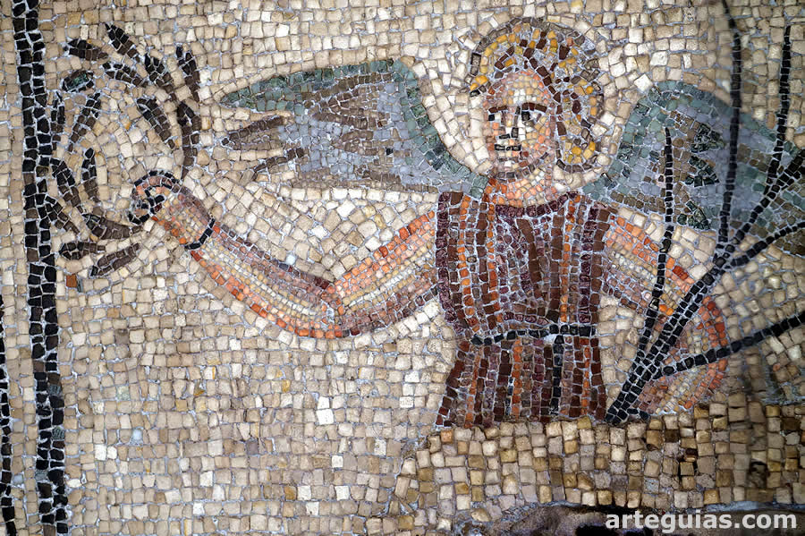Mosaico paleocristiano de la BAs&iacute;lica de Aquilea