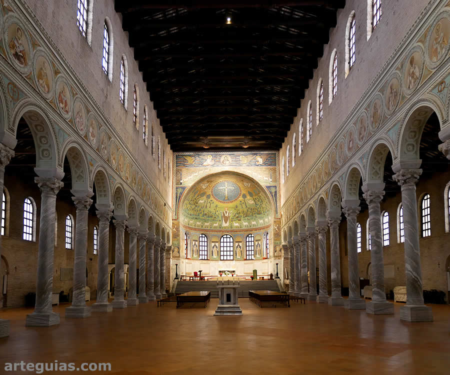 Gu&iacute;a de la Bas&iacute;lica de San Apolinar en Classe, R&aacute;vena (Italia)