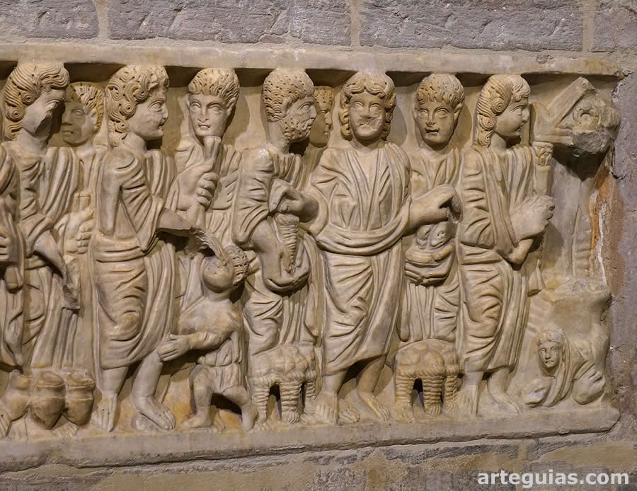 Uno de los sarc&oacute;fagos paleocristianos