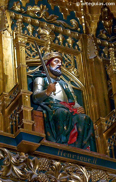 Estatua de Enrique II en el Alc&aacute;zar de Segovia