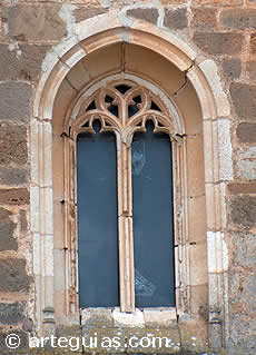 Ventanal g&oacute;tico. Iglesia de la Asunci&oacute;n de Melgar