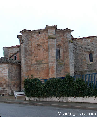 La iglesia de Santa Mar&iacute;a es uno de los principales monumentos medievales de la localidad de Villadiego