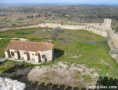 Capilla en el interior del castillo