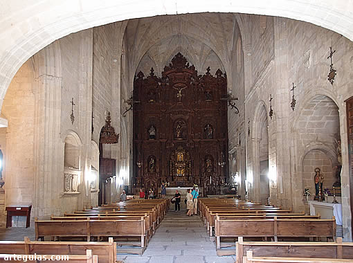 Interior de la iglesia de San Mateo, C&aacute;ceres