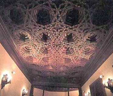 Artesonado  mud&eacute;jar en el Ayuntamiento de Segorbe, Castell&oacute;n