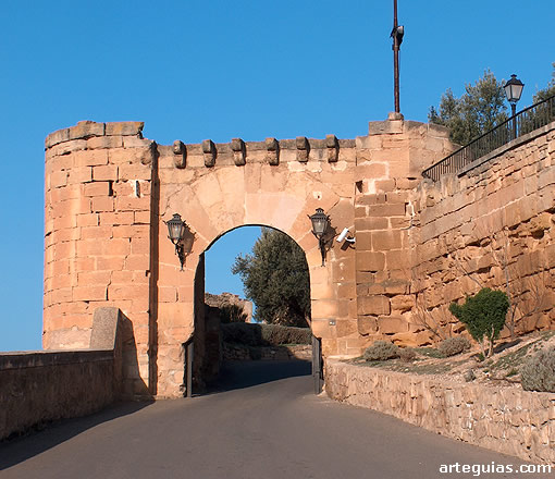 Puerta de entrada al Castillo de Alca&ntilde;iz