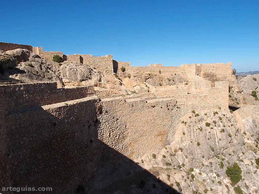 El castillo desde el sur