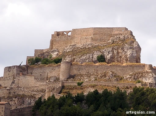 Castillo de Morella desde el noreste