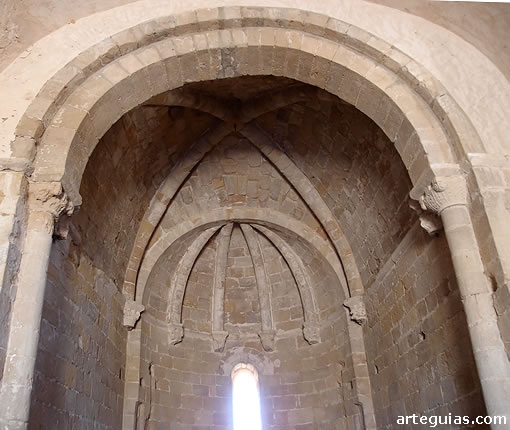 Cabecera de la capilla del Castillo de Zorita de los Canes