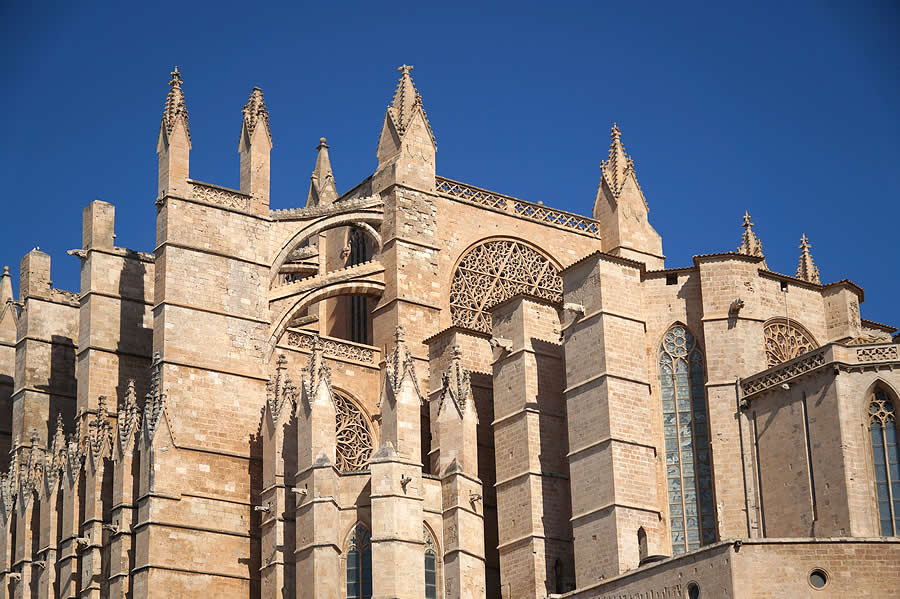 Cabecera de la catedral mallorquina