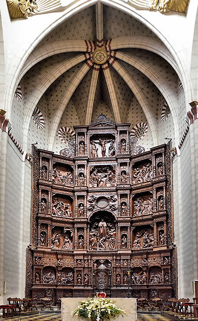 Interior de la cabecera de la catedral de Teruel