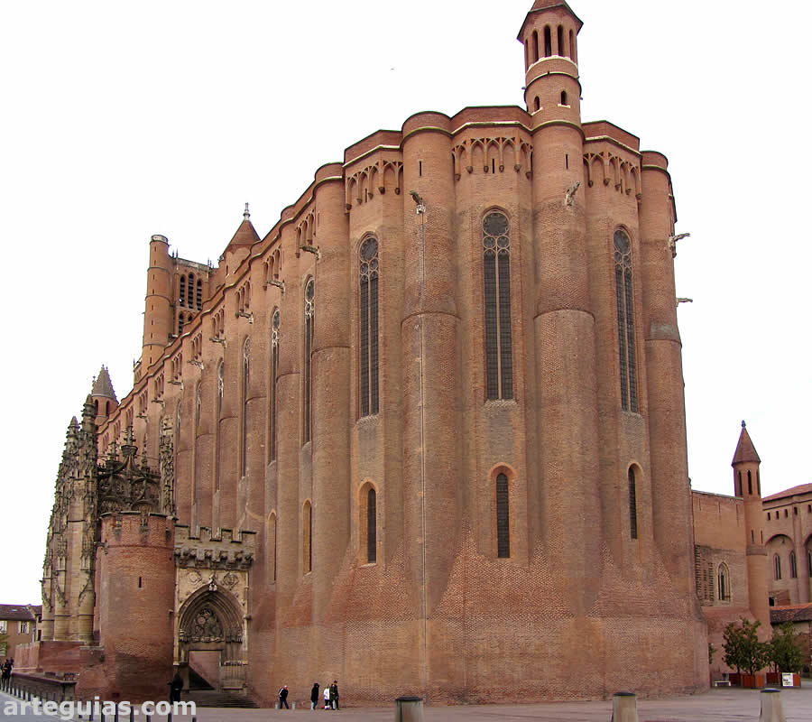 Catedral de Albi, Francia vista desde el sureste