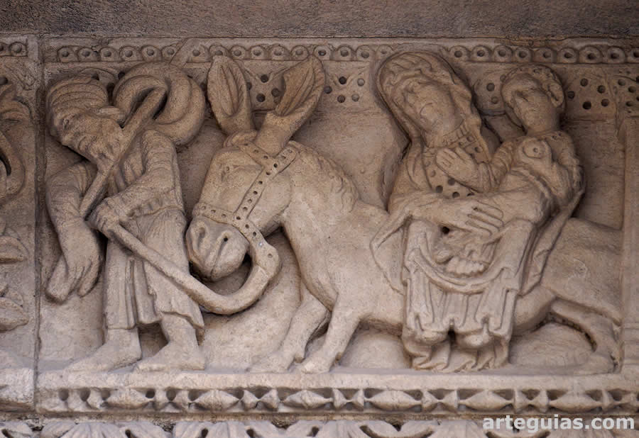 Catedral de Arl&eacute;s: Huida a Egipto