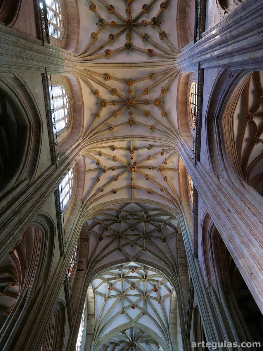 B&oacute;vedas estrelladas de la nave central