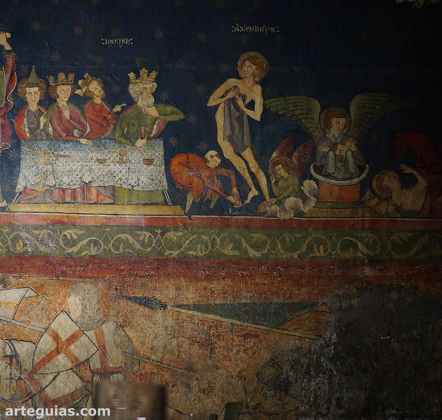 Pintura g&oacute;tica de la Capilla de San Jorge