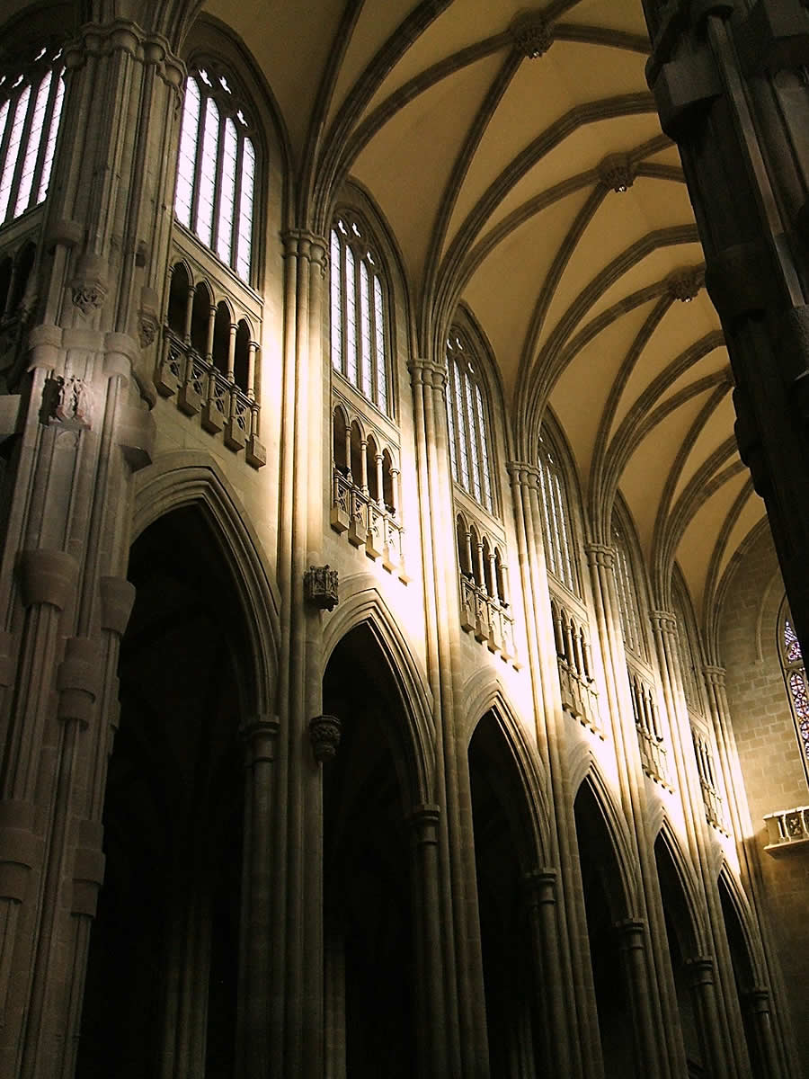 Alzado de la nave central