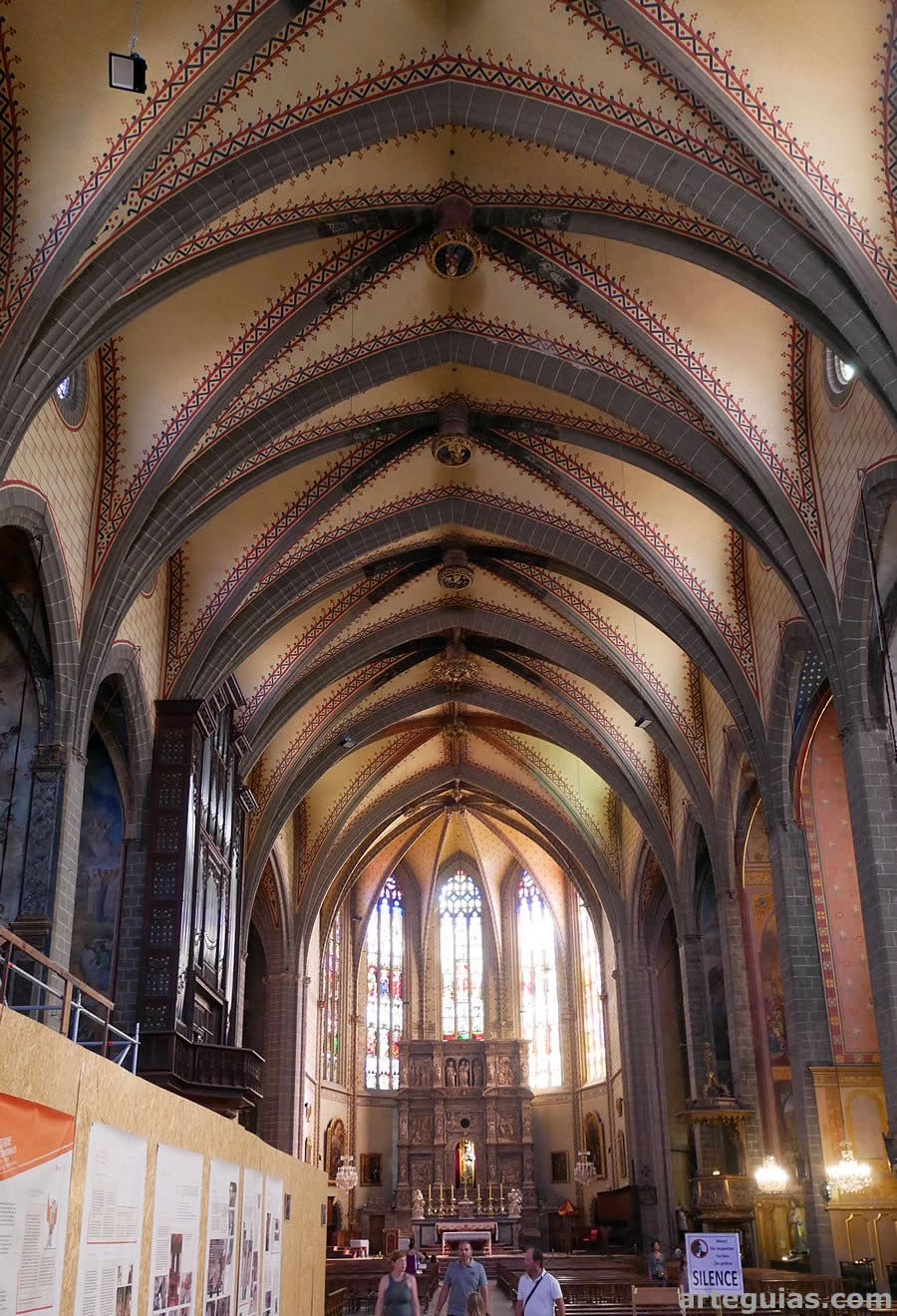 Interior de la CAtedral de Perpi&ntilde;&aacute;n
