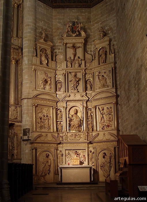 El retablo de San Pedro Ap&oacute;stol de la Catedral de Barbastro