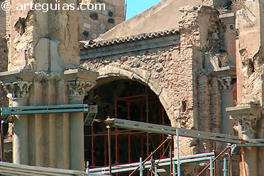 Catedral Vieja de Cartagena, en ruinas
