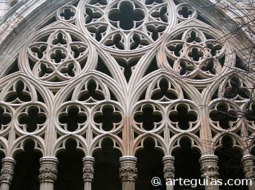 Detalle del claustro de la Catedral de Lleida