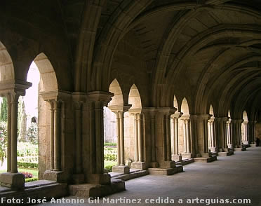 Claustro g&oacute;tico de la Catedral de Tui
