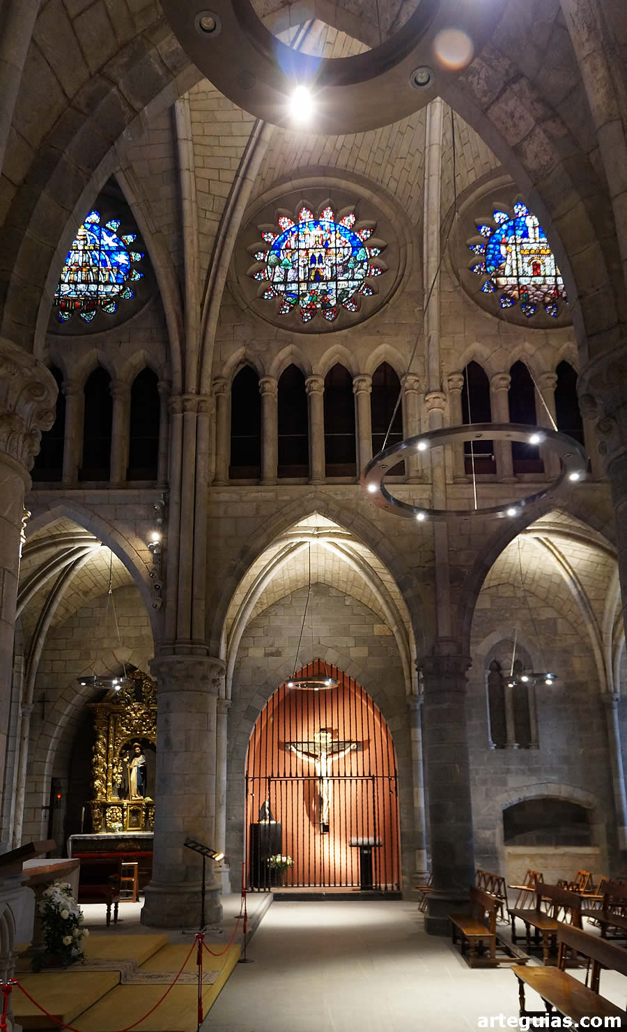 Alzado de la colegiata