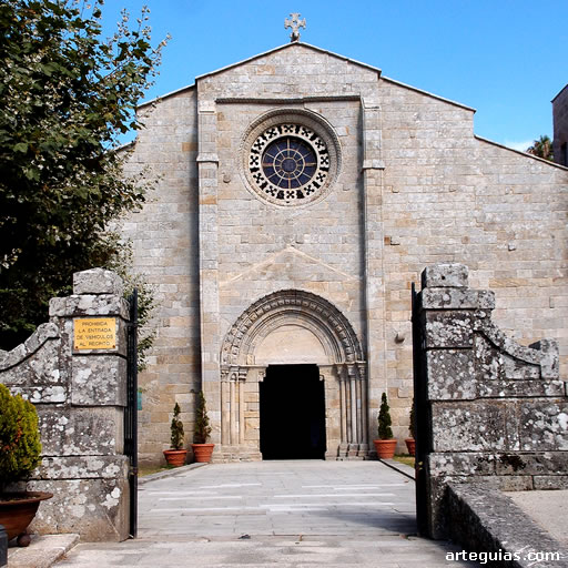 Colegiata de Baiona: fachada occidental