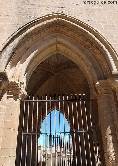 El p&oacute;rtico sur