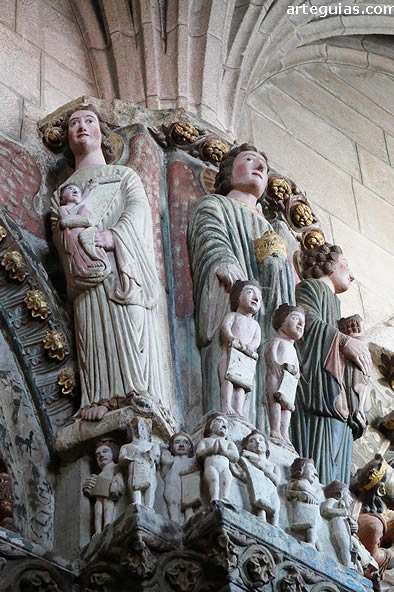 &Aacute;ngeles con almas bienaventuradas