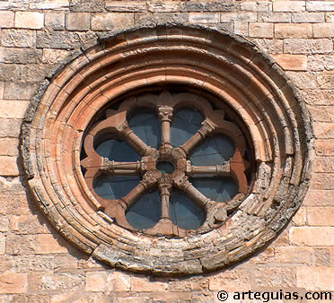 Roset&oacute;n del hastial sur del transepto