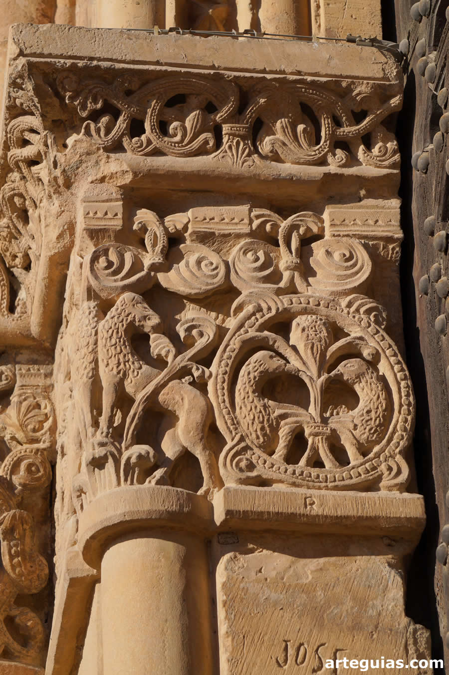 Detalle de la Puerta de la  Anunciata