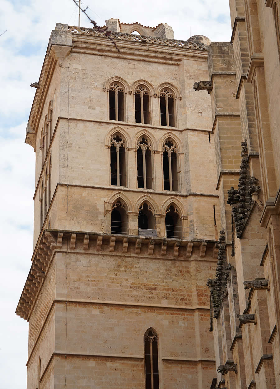 Torre campanario g&oacute;tico de la catedral