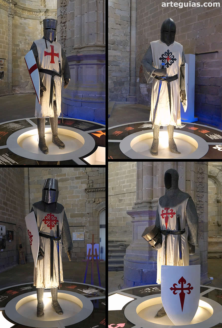 Caballeros de las &oacute;rdenes del Temple, Montesa, Calatrava y Santiago