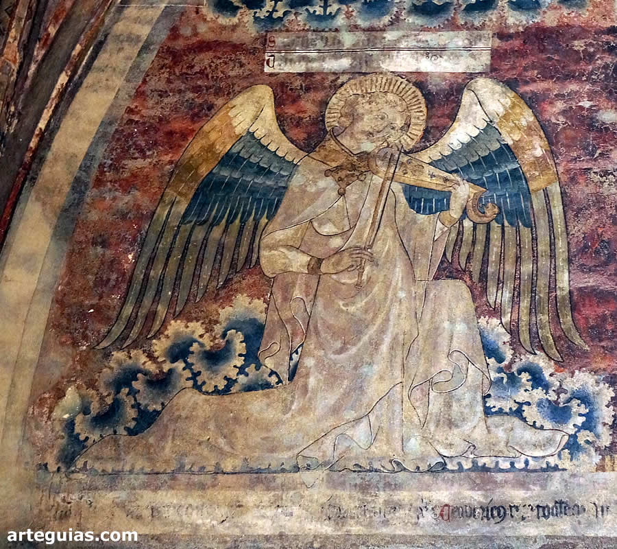 Detalle de las pinturas g&oacute;ticas de la Capilla de San Antonin del Convento de los Jacobinos