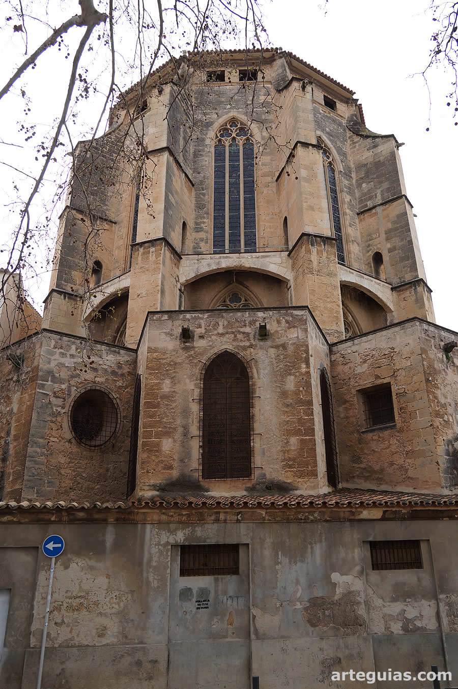 Cabecera de la iglesia conventual de San Francisco de Plama de Mallorca