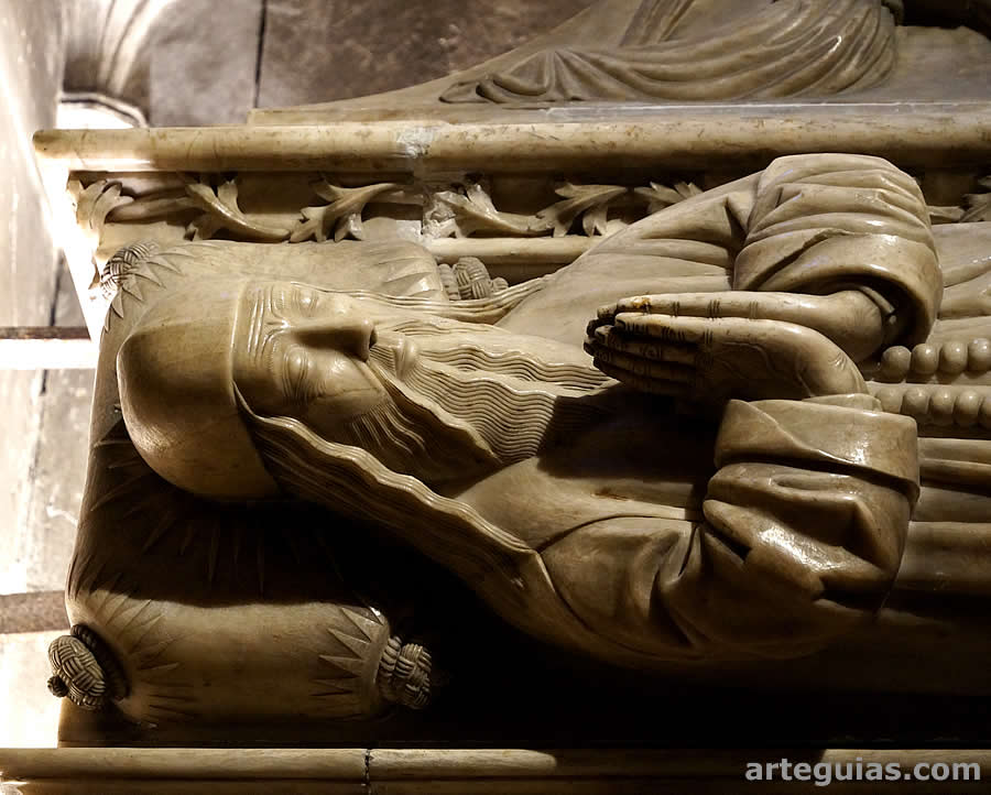 Lauda del sarc&oacute;fago de Ramon Llull, que se conserva en una de las capillas de San Francisco de Palma
