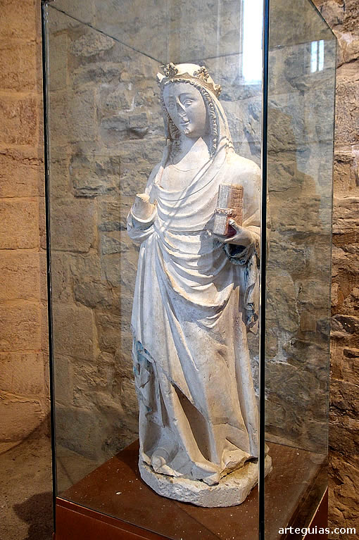 Escultura g&oacute;tica de La Virgen