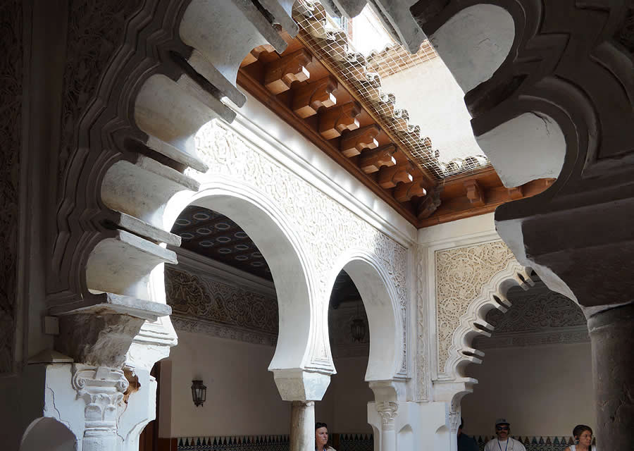 Aspecto del Patio Árabe