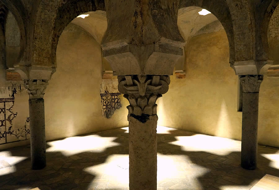 Tepidarium magnífico en los Baños Reales de Santa Clara de Tordesillas