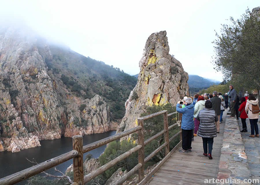 En el Mirador del Salto del Gitano del Parque de Monfrag&uuml;e