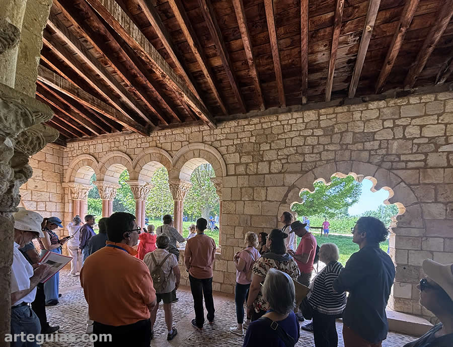 La galer&iacute;a porticada de Durat&oacute;n es una maravilla