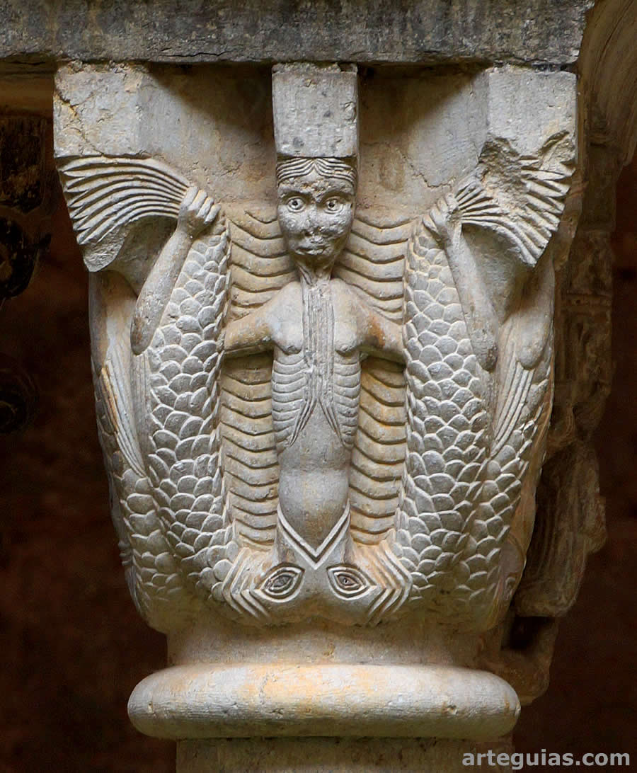 Uno de los iconos de la ciudad de Girona: el capitel de nereidas de San Pere de Galligants