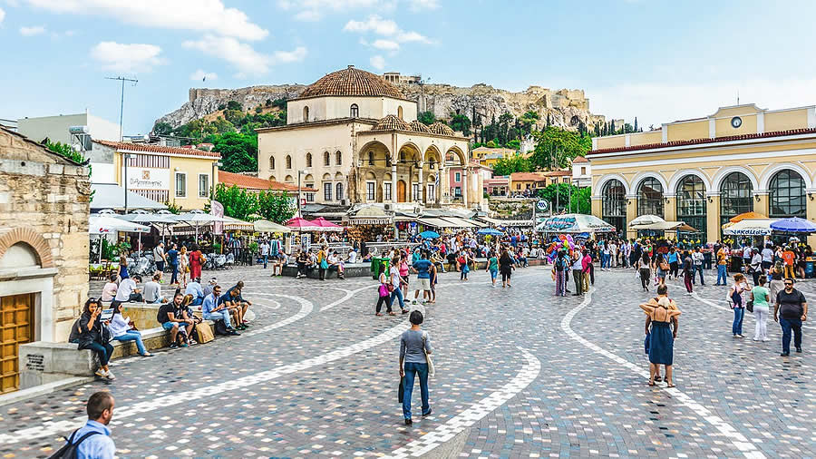 Plaza Monastiraki de Atenas