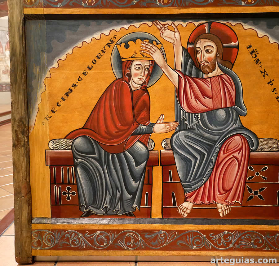 Tabla lateral del altar de Lluc&aacute;